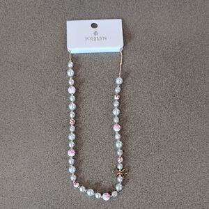 Jewelry Kids 12+ Silver and Pink Beaded Necklace